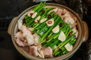 冬の王道、もつ鍋！